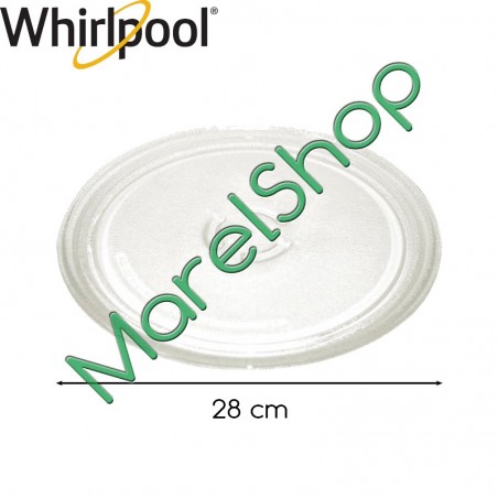 Piatto Diametro 28 cm per Forno Microonde Whirlpool Ignis Bauknecht C00629086
