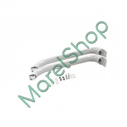 Coppia Maniglie Bianche Frigorifero Bosch Siemens 31,5 Cm 35BS065