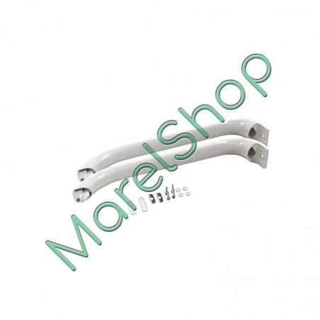 Coppia Maniglie Bianche Frigorifero Bosch Siemens 31,5 Cm 35BS065
