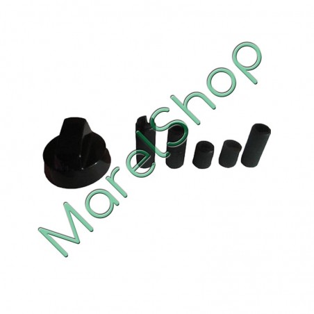 Manopola Universale Nera 5 Raccordi