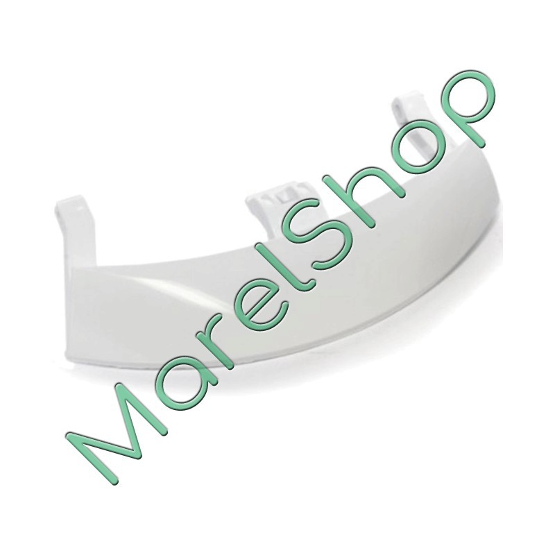 Maniglia Originale Apertura Porta Oblo' Lavatrice Smeg Vestel Whirlpool SWM107 Bianca