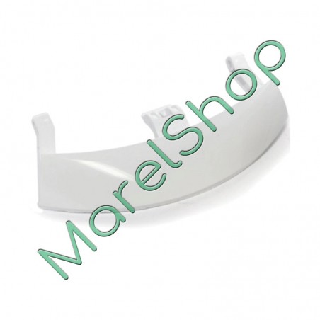 Maniglia Originale Apertura Porta Oblo' Lavatrice Smeg Vestel Whirlpool SWM107 Bianca