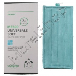 Confez. 3 Panni Universali Soft Originali Vorwerk Folletto Pulilava SP600/600S SP7 EB7 58050