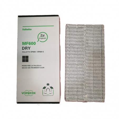 Confez. 2 Panni Originali Pulizia A Secco Vorwerk Pulilava SP600/600S SP7 EB7