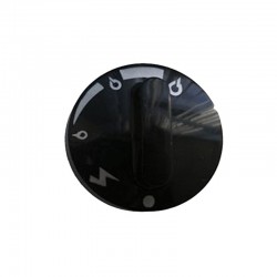 Manopola Nera per Stufa De Longhi Z001