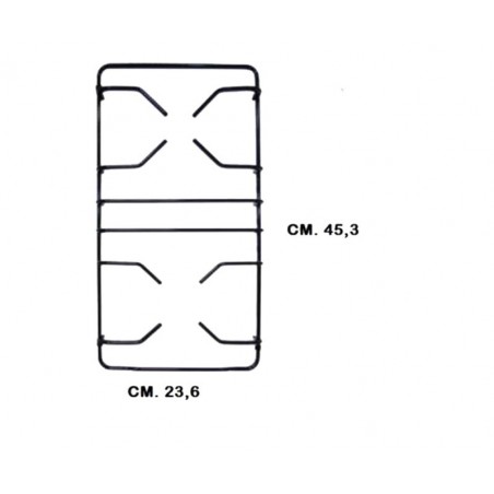 Griglia Franke per fuochi ausiliario e semirapido