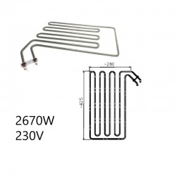 Resistenza sauna HELO 2670W 230W