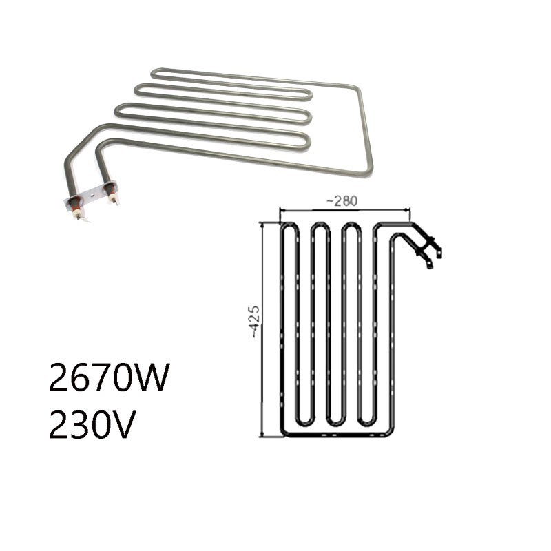 Resistenza sauna HELO 2670W 230W