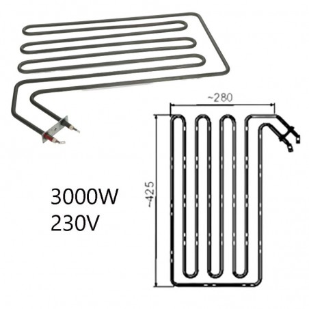 Resistenza per sauna HELO ALTA QUALITA' 3000W 230V