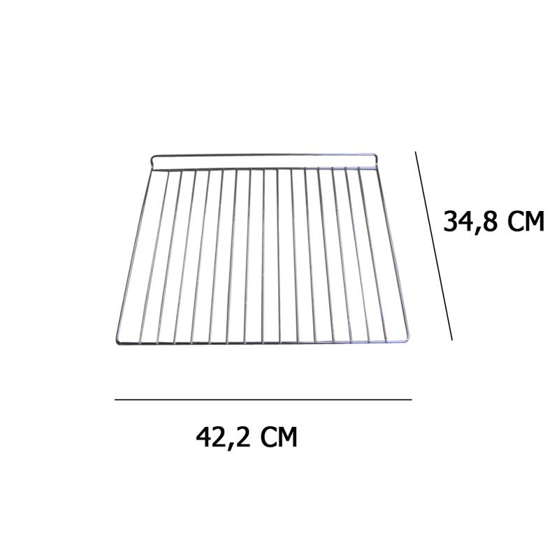 Griglia Forno Rex Electrolux Zanussi Acciaio 422x348mm