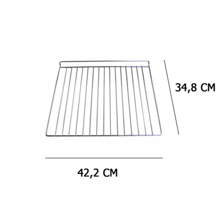 Griglia Forno Rex Electrolux Zanussi Acciaio 422x348mm
