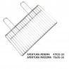 Griglia Barbecue Cromata Estendibile 35 x 47 - 35 x 75 cm 330104