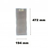 Filtro In Alluminio Per Cappe Rex Electrolux Elica Faber AEG 194x472x9 mm