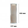 Filtro In Alluminio Per Cappe Rex Electrolux Elica Faber AEG 177x533x9 mm