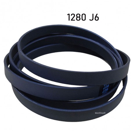 Cinghia lavatrice Whirlpool-Ignis-Bauknecht-Rex-Zanussi 1280 J6