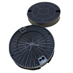 Kit 2 PZ Filtri Carbone per Cappa Elica Diametro 195mm H35mm MOD 29 KIT0161374