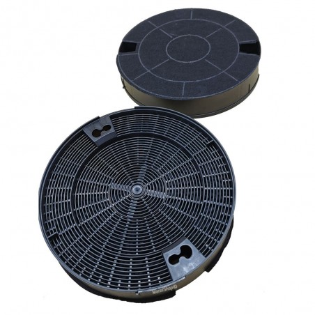 Kit 2 PZ Filtri Carbone per Cappa Elica Diametro 195mm H35mm MOD 29 KIT0161374