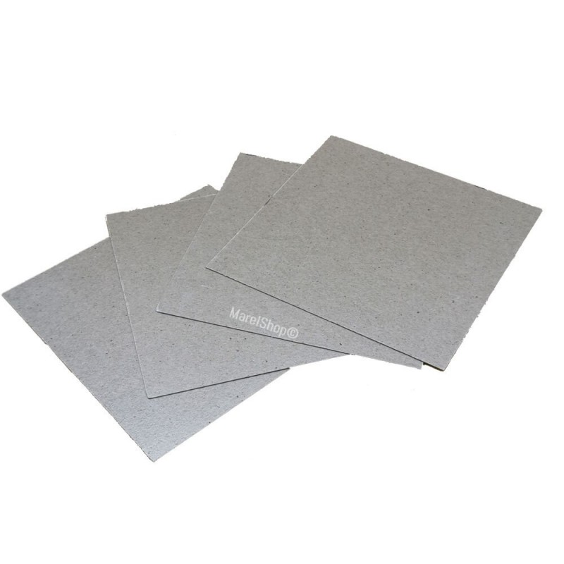 Set 4 PZ Foglio Mica per Forno Microonde 15 x 15 cm 361756