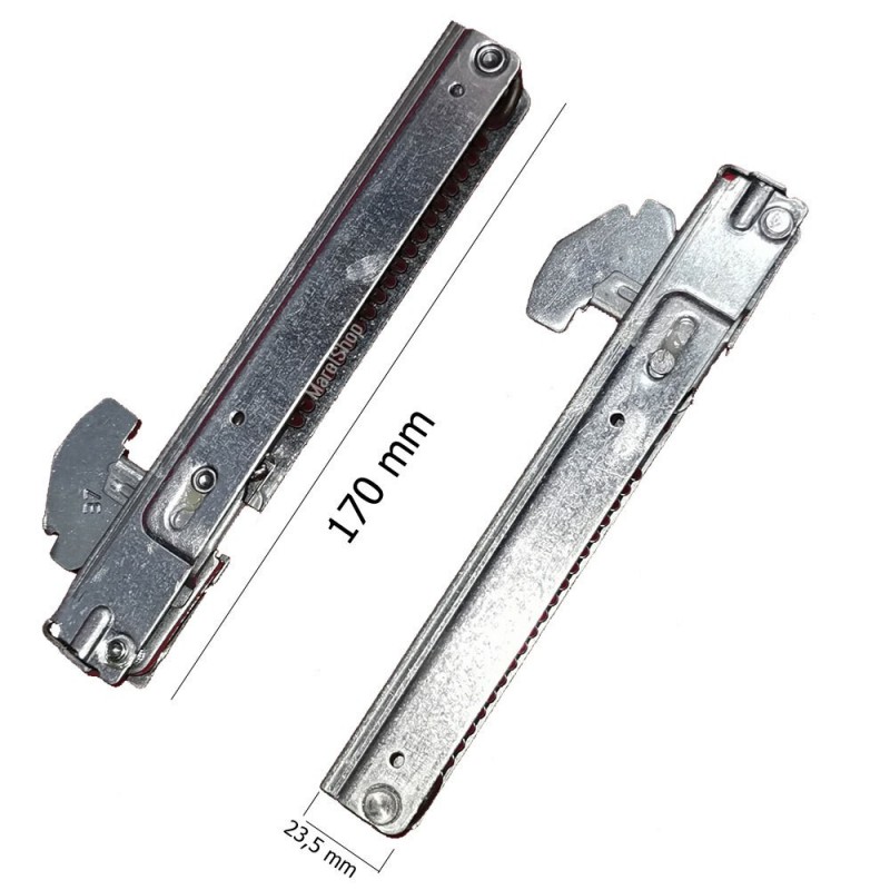 Kit Cerniere per Forno Nardi 170 x 23,5 mm KCF3694