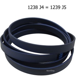 Cinghia lavatrice Whirlpool-Ignis-Bauknecht 1238 J4 / 1239 J5 481235818215