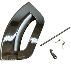 Maniglia oblò cromata per lavatrice Indesit - Ariston