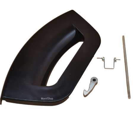 Maniglia oblò grigio scuro per lavatrice Indesit - Ariston