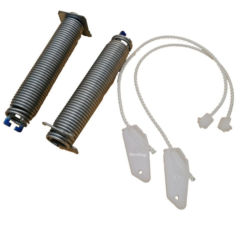 Kit riparazione lavastoviglie 2 cavi + 2 molle per Gruppo Bosch