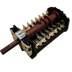 Commutatore Selettore 4+0 Posizioni 8+8 Contatti  per Forno Vestel Gottak 850605K 859695 32010640