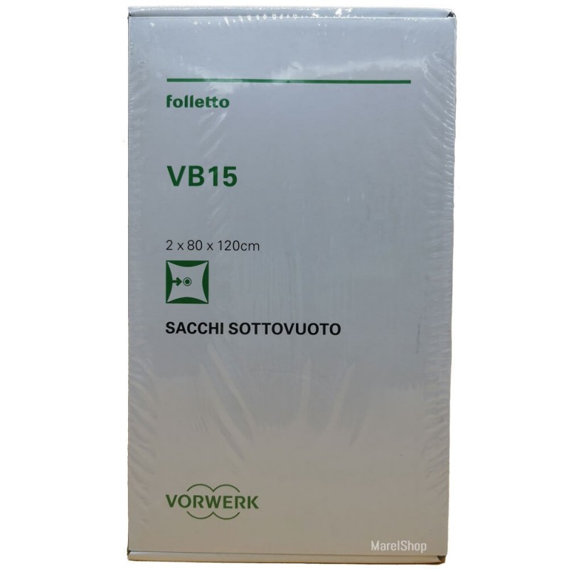 Confez. 2 Sacchi Sottovuoto 80x120 Originali Vorwerk Folletto