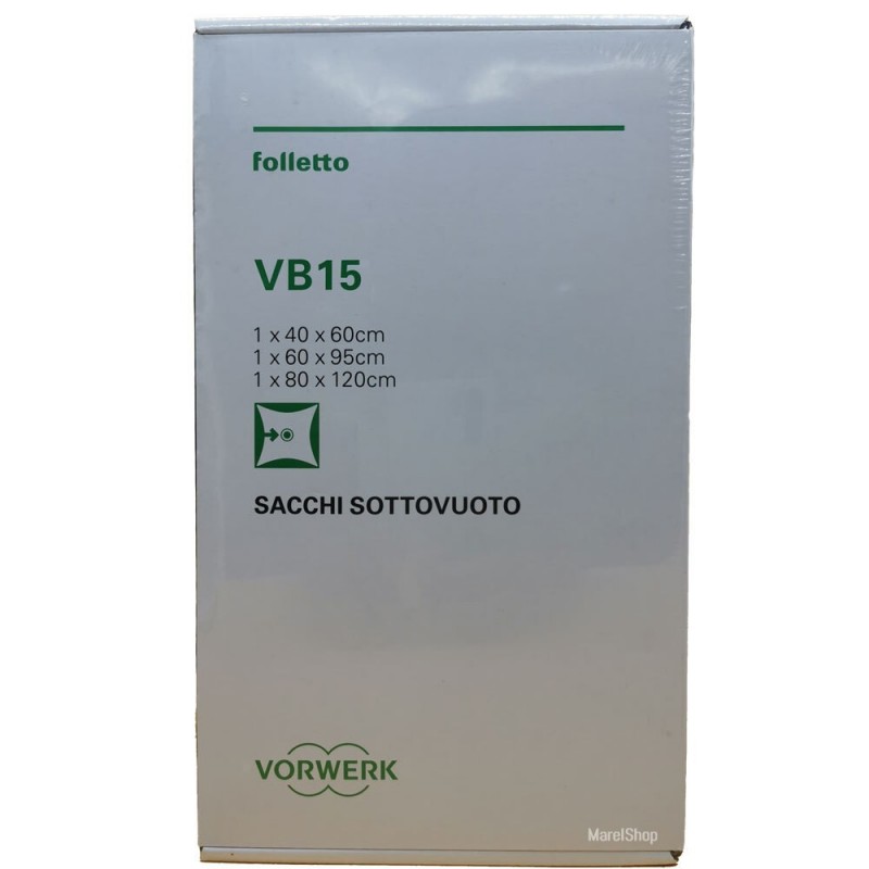 Confez. 3 Sacchi Sottovuoto Mix Originali Vorwerk Folletto