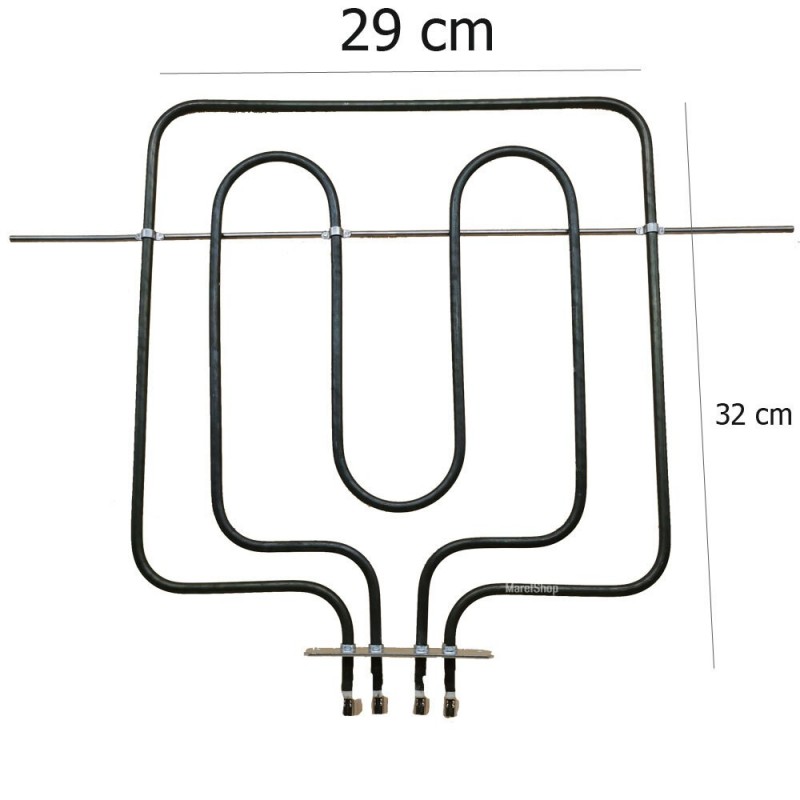 Resistenza Doppia Base 1500+750W 29x32 cm per Forno Star Ariston Indesit C00052297