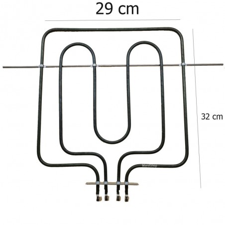 Resistenza Doppia Base 1500+750W 29x32 cm per Forno Star Ariston Indesit C00052297