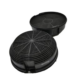 Coppia Filtri in Carbone per Cappa Elica Missy Certosa Box In Standard Altezza 5 cm Diametro 14,5 cm F00479