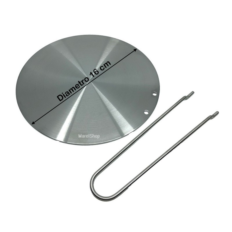 Piastra Piani Induzione Diametro Ø 14cm Acciaio Made In Italy