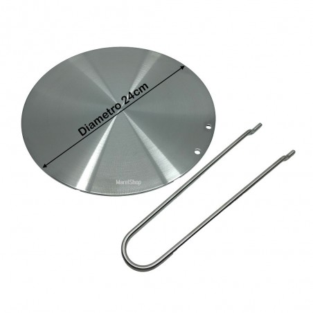 Piastra Induzione Diametro Ø 22cm In Acciaio Made In Italy