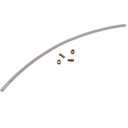 Kit Tubo Teflon 31 cm con Boccole e Raccordi di Ottone Diametro 4 x 6 mm per Macchine da Caffè Espresso 15501012