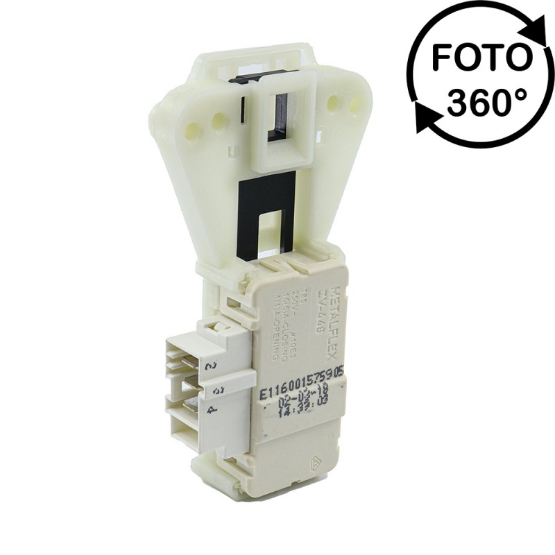 Elettroserratura chiusura porta oblò IDC 3 contatti lavatrice Hotpoint Ariston