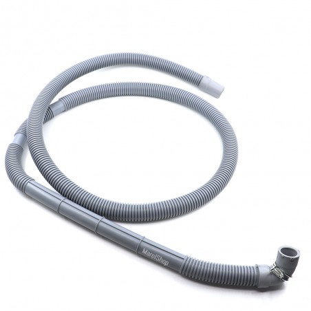 Tubo Flessibile di Scarico 2 m per Lavatrice Whirlpool Ignis Bauknecht 480111100272