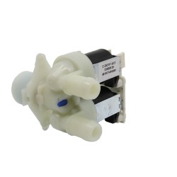 Elettrovalvola 2 Vie 180° con Morsettiera per Lavatrice Whirlpool Ignis Bauknecht  480111100199