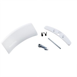 Maniglia Oblò Kit Completo Molla Gancio Spinotto e Mostrina per Lavatrice Electrolux Zanussi Rex 50292022006
