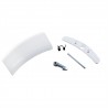 Maniglia Oblò Kit Completo Molla Gancio Spinotto e Mostrina per Lavatrice Electrolux Zanussi Rex 50292022006