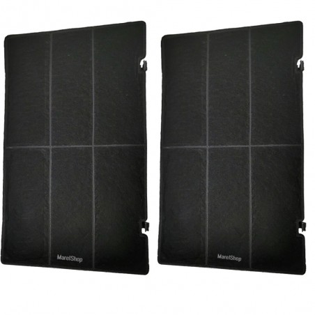 Filtri in Carbone 2 PZ per Cappa Elica Whirlpool 288 x 176 mm H 55 mm 484000008786