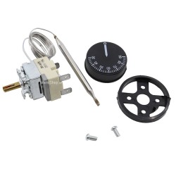 Termostato Regolabile Universale con Manopola da 0 a 85° Temperatura Minima di Rilevazione 30° E501