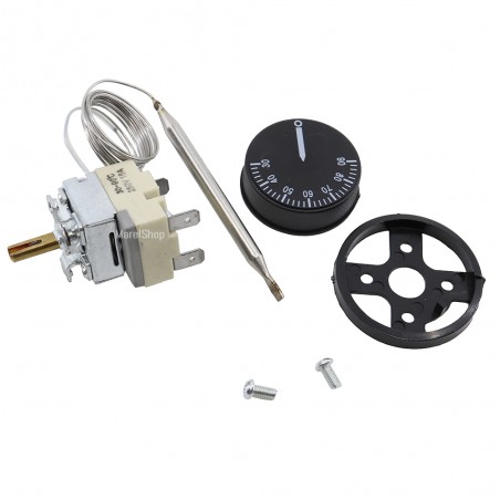 Termostato Regolabile Universale con Manopola da 0 a 85° Temperatura Minima di Rilevazione 30° E501