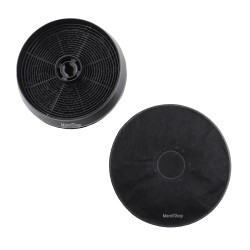 Filtri in carbone 2 Pezzi per Cappa Tecnowind Altezza 30 mm Diametro 146 mm MOD J ACK62259