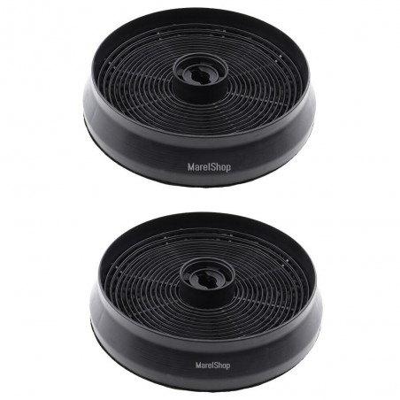 Filtri in carbone 2 Pezzi per Cappa Tecnowind Altezza 30 mm Diametro 146 mm MOD J ACK62259
