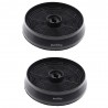 Filtri in carbone 2 Pezzi per Cappa Tecnowind Altezza 30 mm Diametro 146 mm MOD J ACK62259