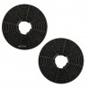 Filtri in Carbone 2 Pezzi per Cappa Silverline CF130 Diametro Esterno 103 mm Interno 33 mm CF130