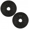 Filtri in Carbone 2 Pezzi per Cappa Silverline AF100 Diametro Esterno 155 mm interno 35 mm AF100