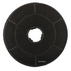 Filtri in Carbone 2 Pezzi per Cappa Silverline AF100 Diametro Esterno 155 mm interno 35 mm AF100